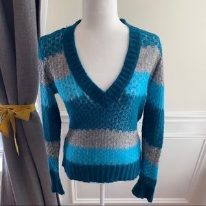 Lightweight Stripped Benetton Sweater M